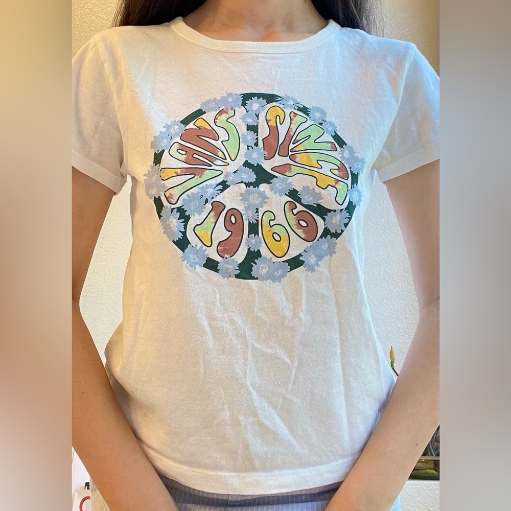 Vans peace sign T-shirt